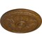 Ekena Millwork Kirke Ceiling Medallion (Fits Canopies up to 3 3/4"), Hand-Painted Smokey Topaz, 15 3/4"OD x 5/8"P CM16KISTF - alternate 3
